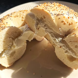 Bagel With Tofu Spread