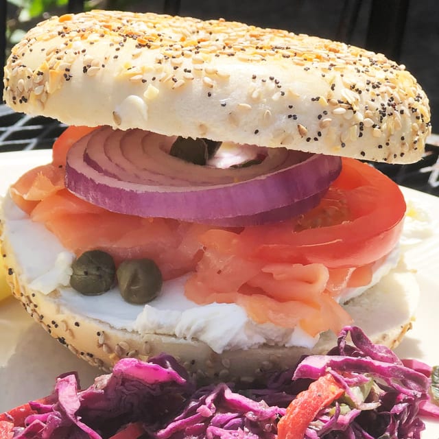 Acme Lox & Cream Cheese Sandwich.