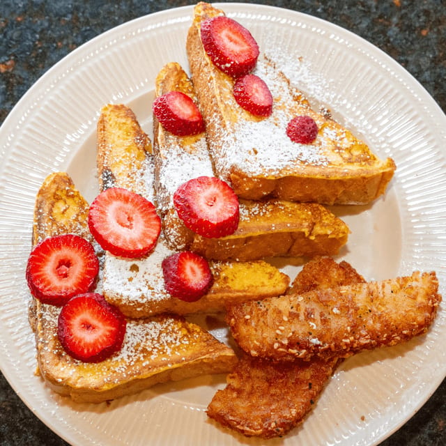Challah Bread French Toast.