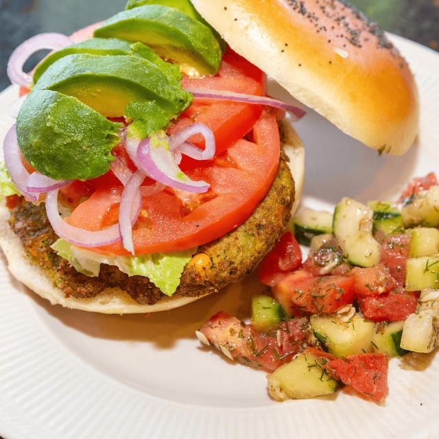 The Veggie Burger.